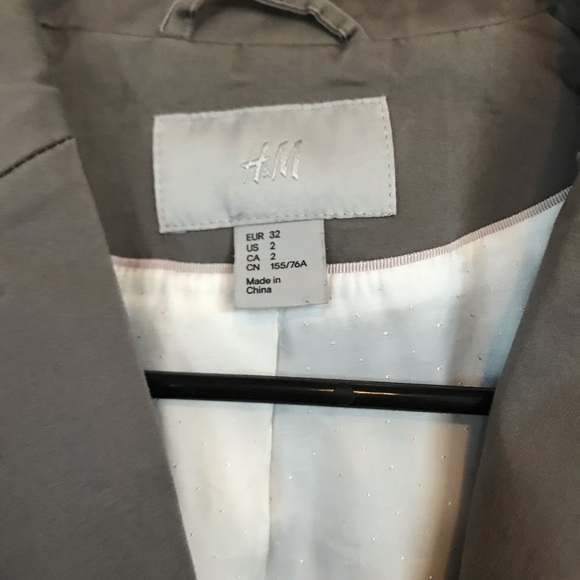 Grey Fitted Blazer - Picture 5 of 7